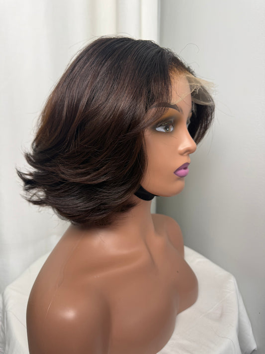 Layered Brown Bob